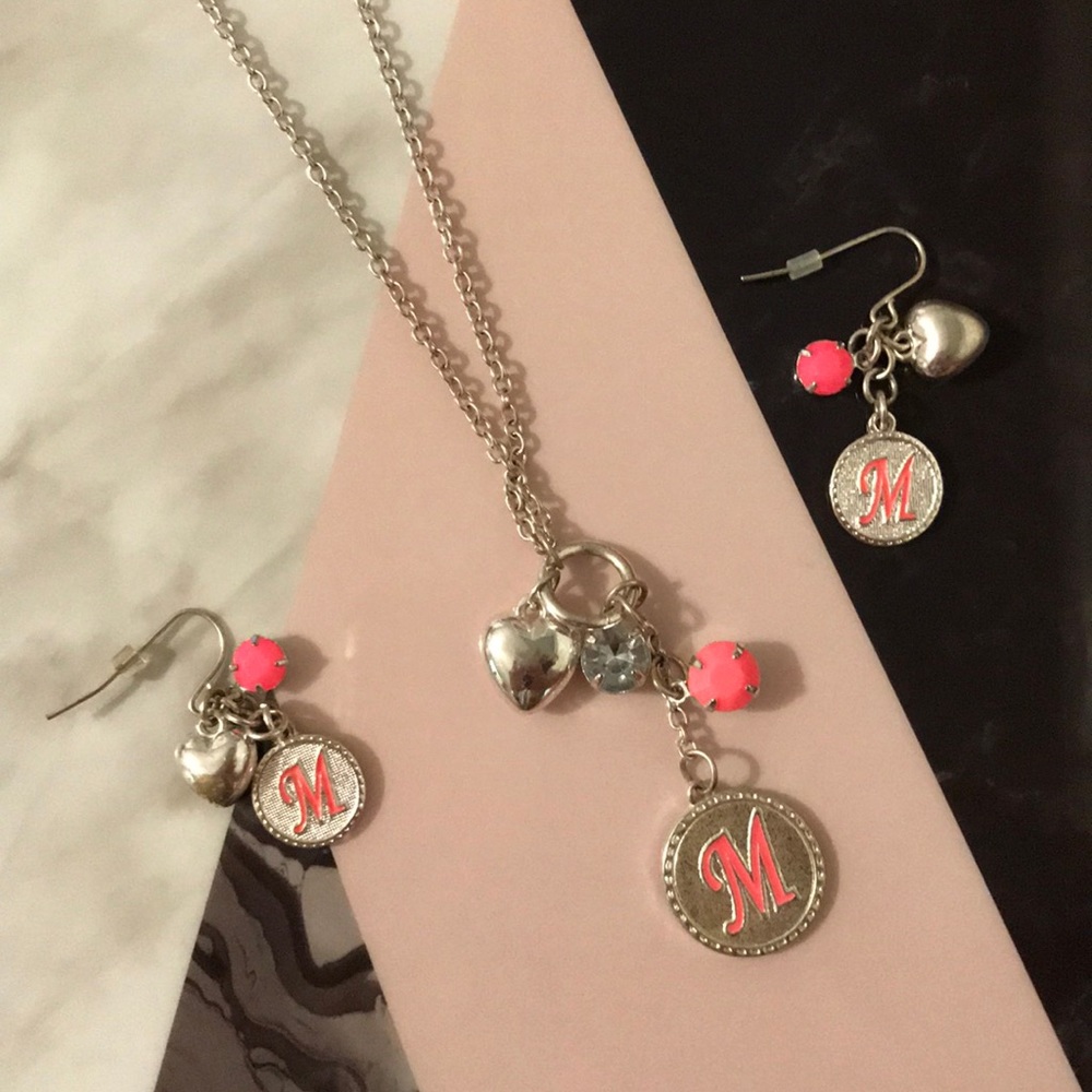 necklace and earring duo